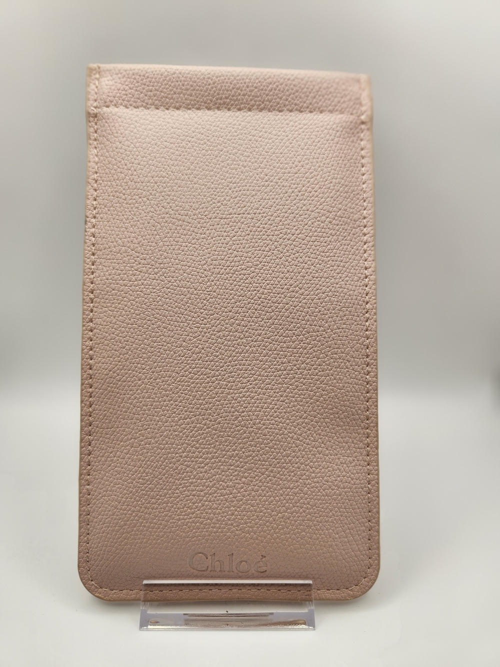 Chloe Pink Leather Sunglasses Pouch